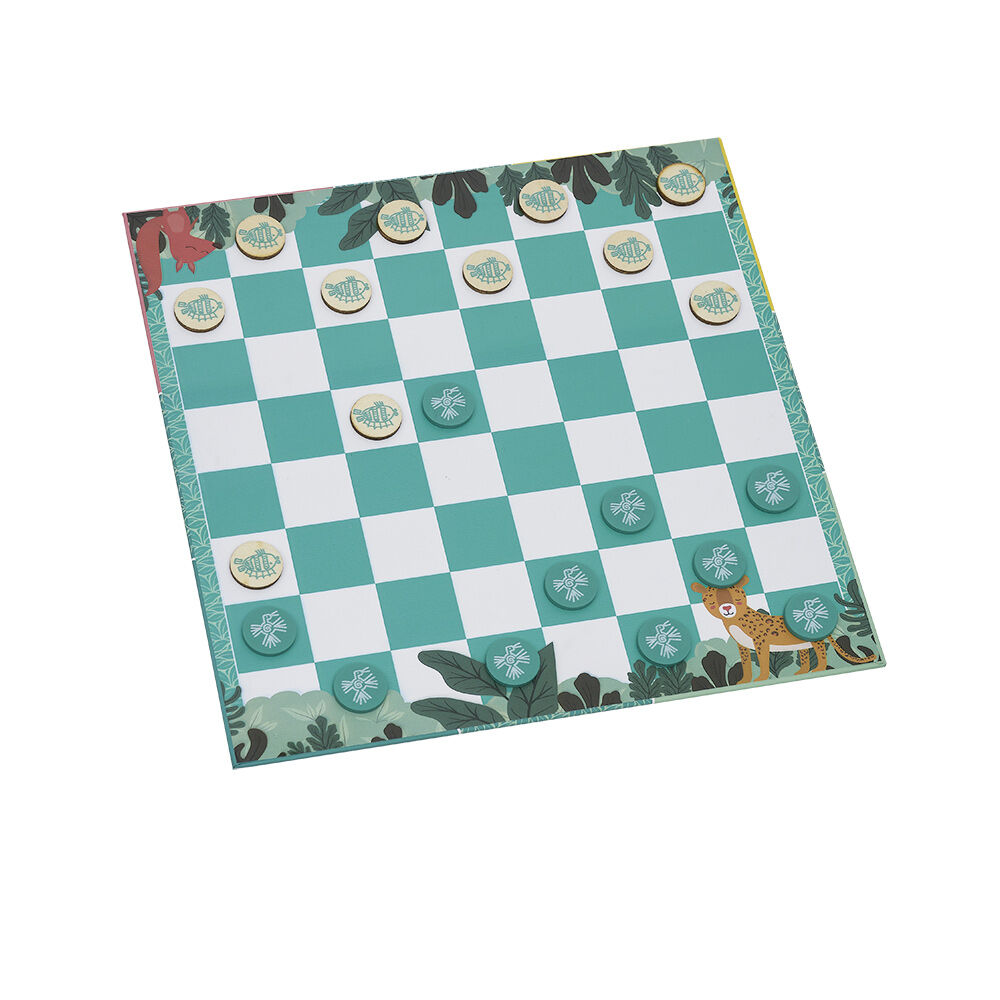 Les jeux des Petits Génies 4 plateaux en bois