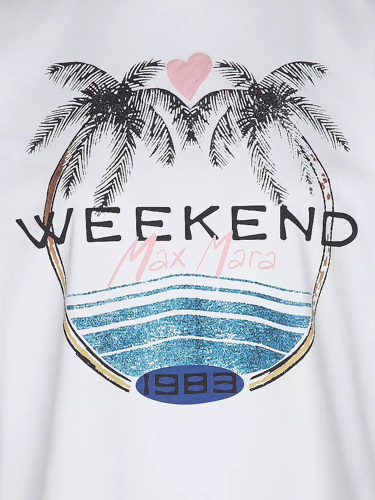 WEEKEND MAX MARA T-Shirt Oversized Fit VITERBO weiss