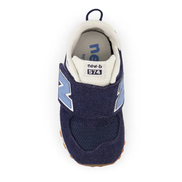 New Balance Baskets Scratchs 574 Baby Suede | Bleu