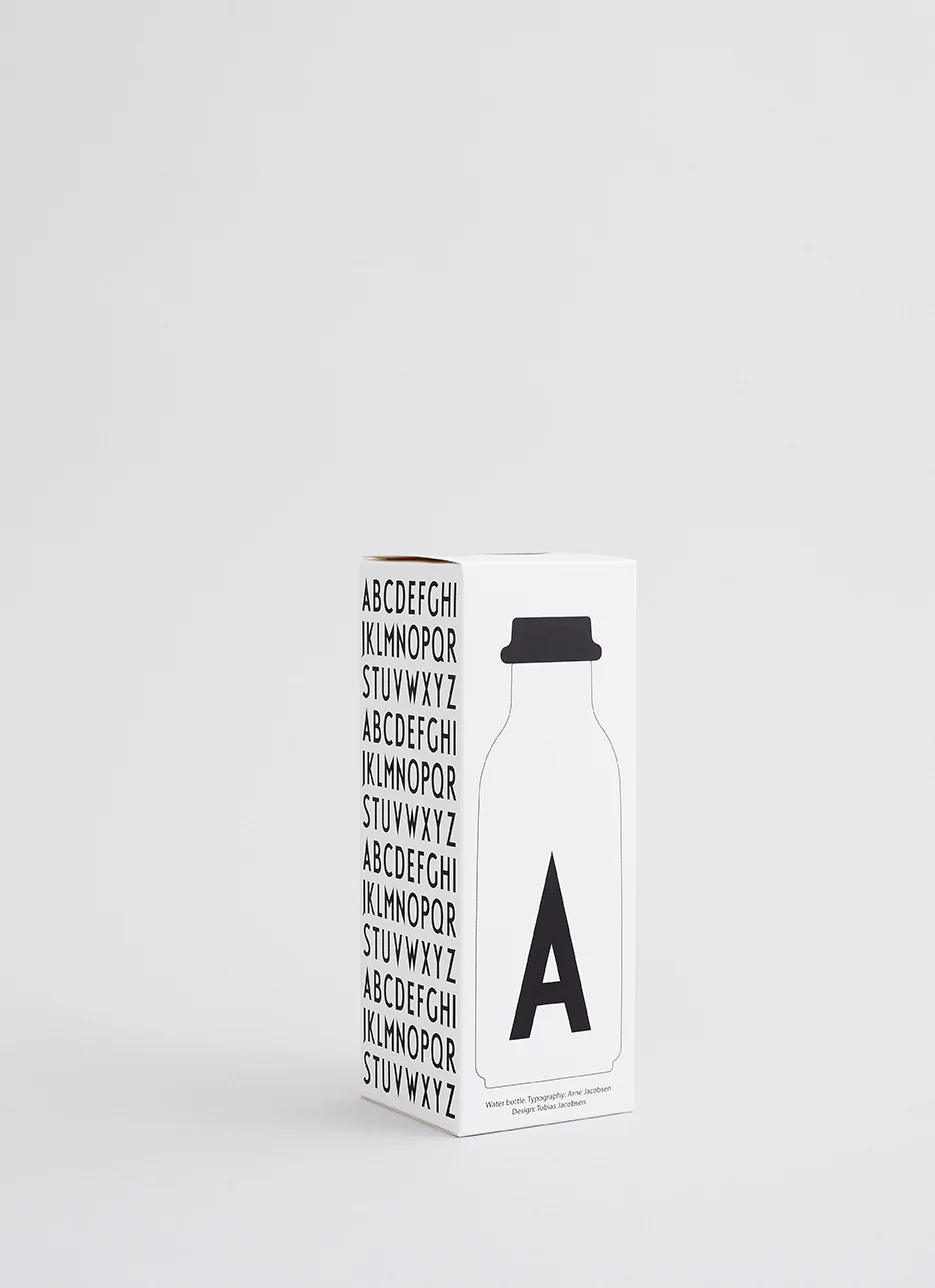 Design Letters  Personlig vandflaske A-Z -  500 ML