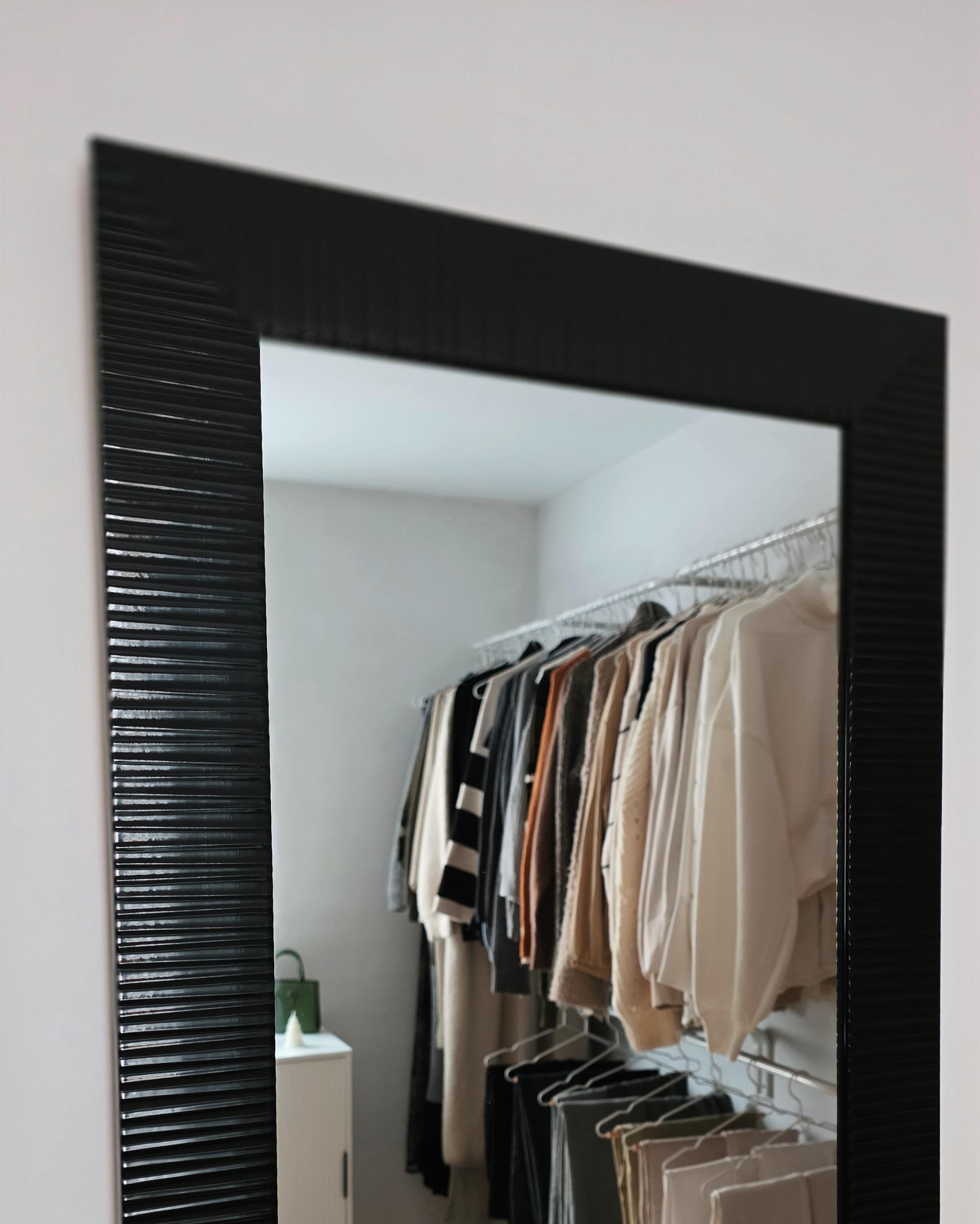 Wandspiegel DRAVEIL 50 cm 130 cm Zwart