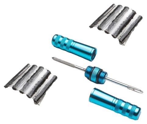 Kit de Mèches de Réparation Tubeless Parts 8.3 Light Bleu (10 Mèches 3.5   Outils)