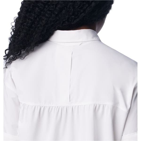 Chemise randonnée COLUMBIA W BOUNDLESS TREK SHORT SLEEVE BUTTON UP WHITE