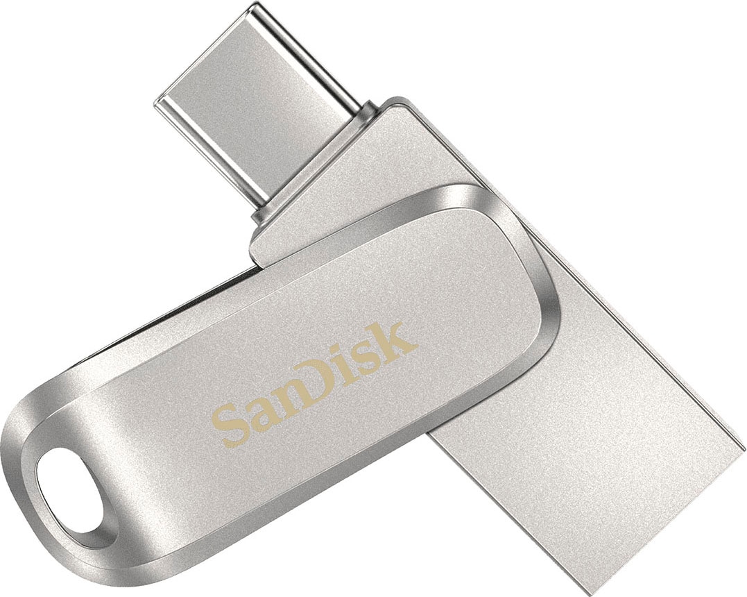 Sandisk USB-Stick »Ultra® Dual Drive Luxe USB Type-C™ 32 GB« (32GB GB USB 3.1 Lesegeschwindigkeit 150 MB/s)