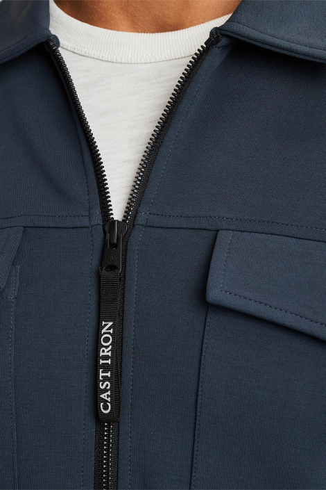 Cast Iron blauwe heren vest