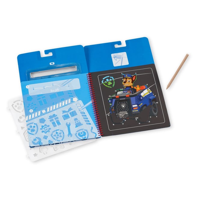 Paw Patrol - Scratch Art® - Kratzmalbuch mit Stift - Chase