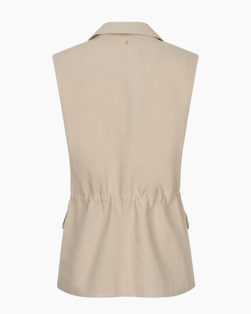 Ibana Tarika Beige Damesgilet