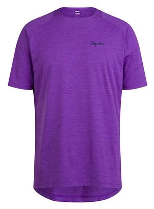 Maillot manches courtes Rapha Trail Technical Bleu Homme