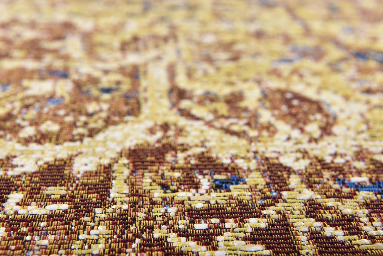 Funky Outdoor | Orient One | Teppich aus 76% Polypropylen / 24% Polyester | maschinell gewebt | Größe: 120 x 180 cm | Farbe: Gold | Tom Tailor |