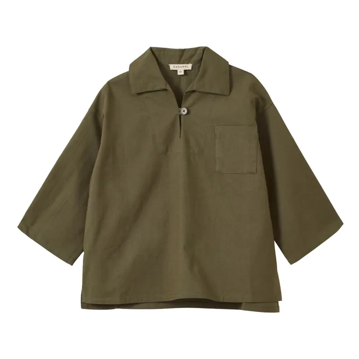 Caramel Kurta Bergamot | Vert kaki