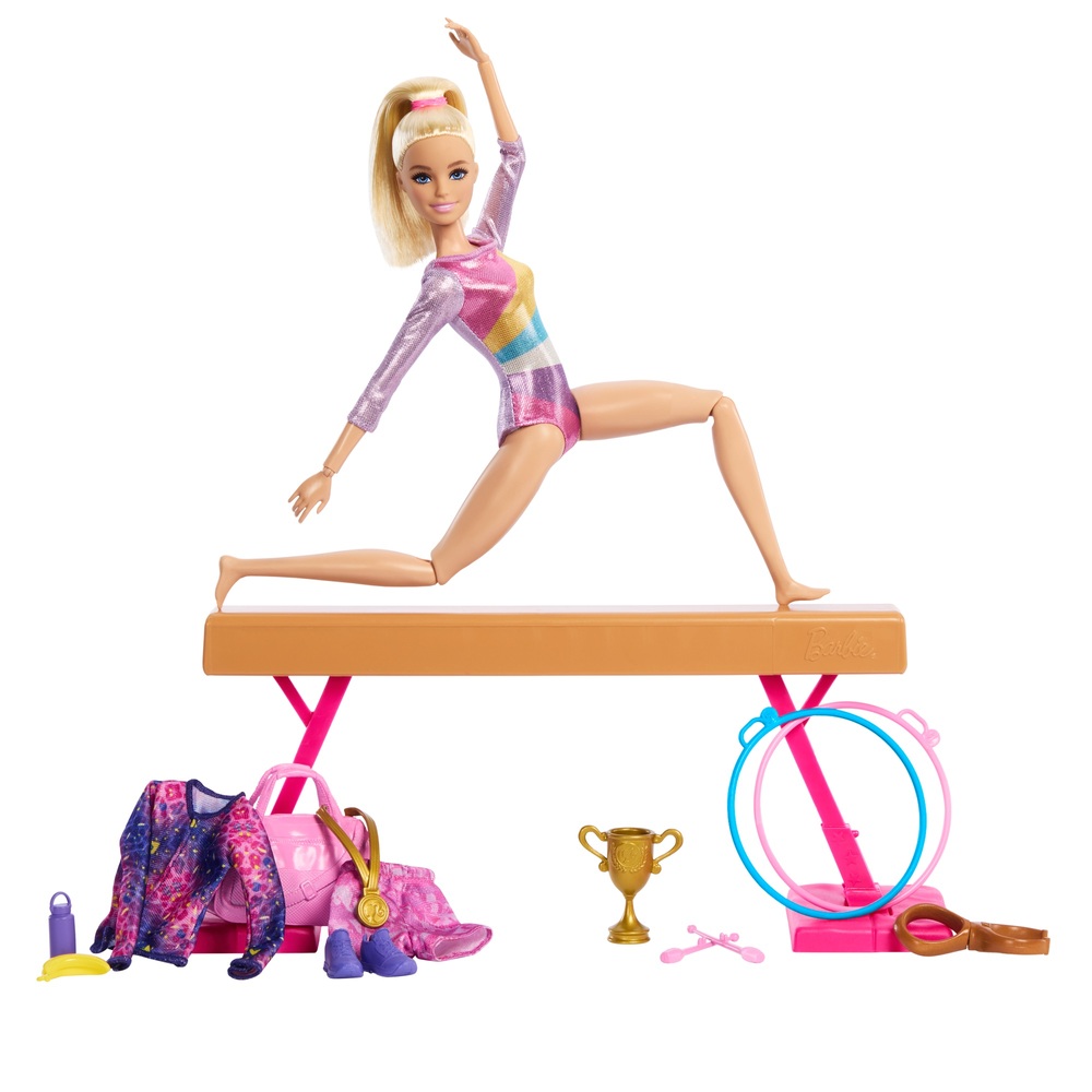 Barbie-Gymnastikpuppe und Spielset