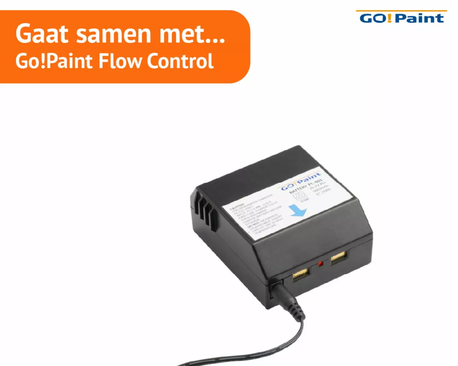 Go!Paint Batterij Tbv Flow Control