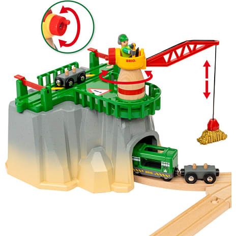 Brio 36010 togbane Cargo Mountain-sæt