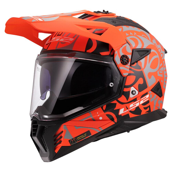 LS2 - Casque MX702 Pioneer II Rangi Gris / Jaune fluo / Noir / Brillant