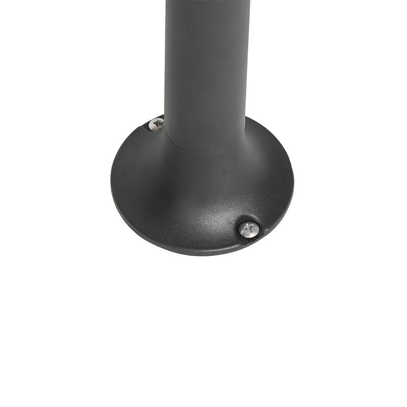 Modern buiten paaltje zwart 100 cm IP44 verstelbaar - Ciara