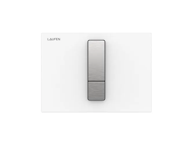 Laufen Lis tryk aw102 hvid - betjeningsplade aw102 glas duoskyl