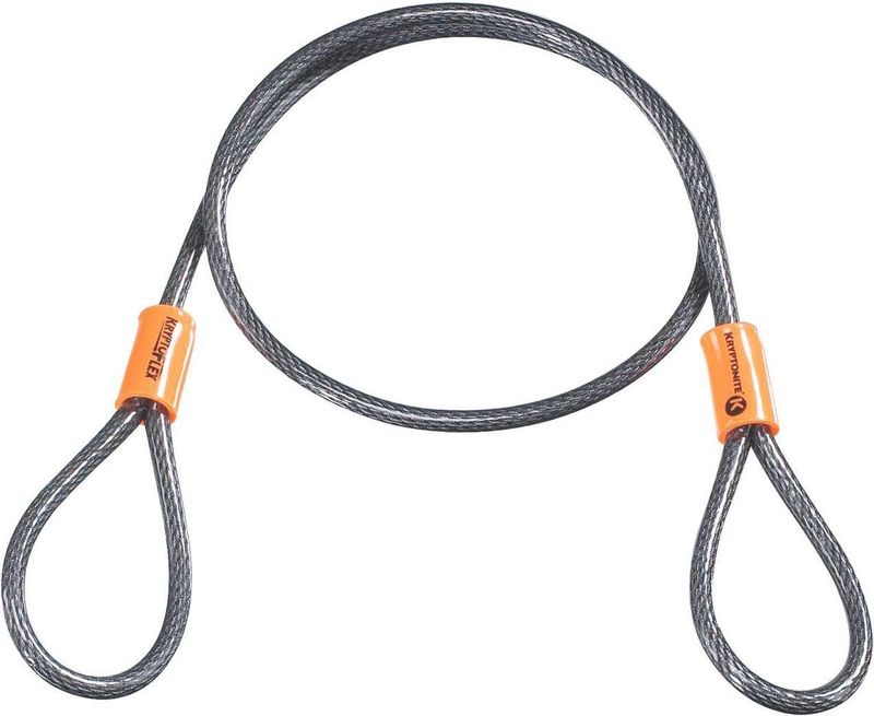 Kryptonite - KryptoFlex 525 - Kabelslot - Zwart - Staal - 76cm