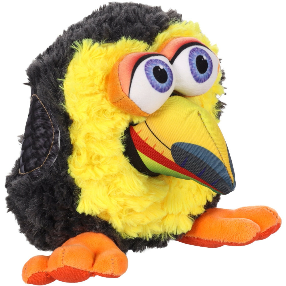 Jouet toucan snapzy 20 cm noir pour chien