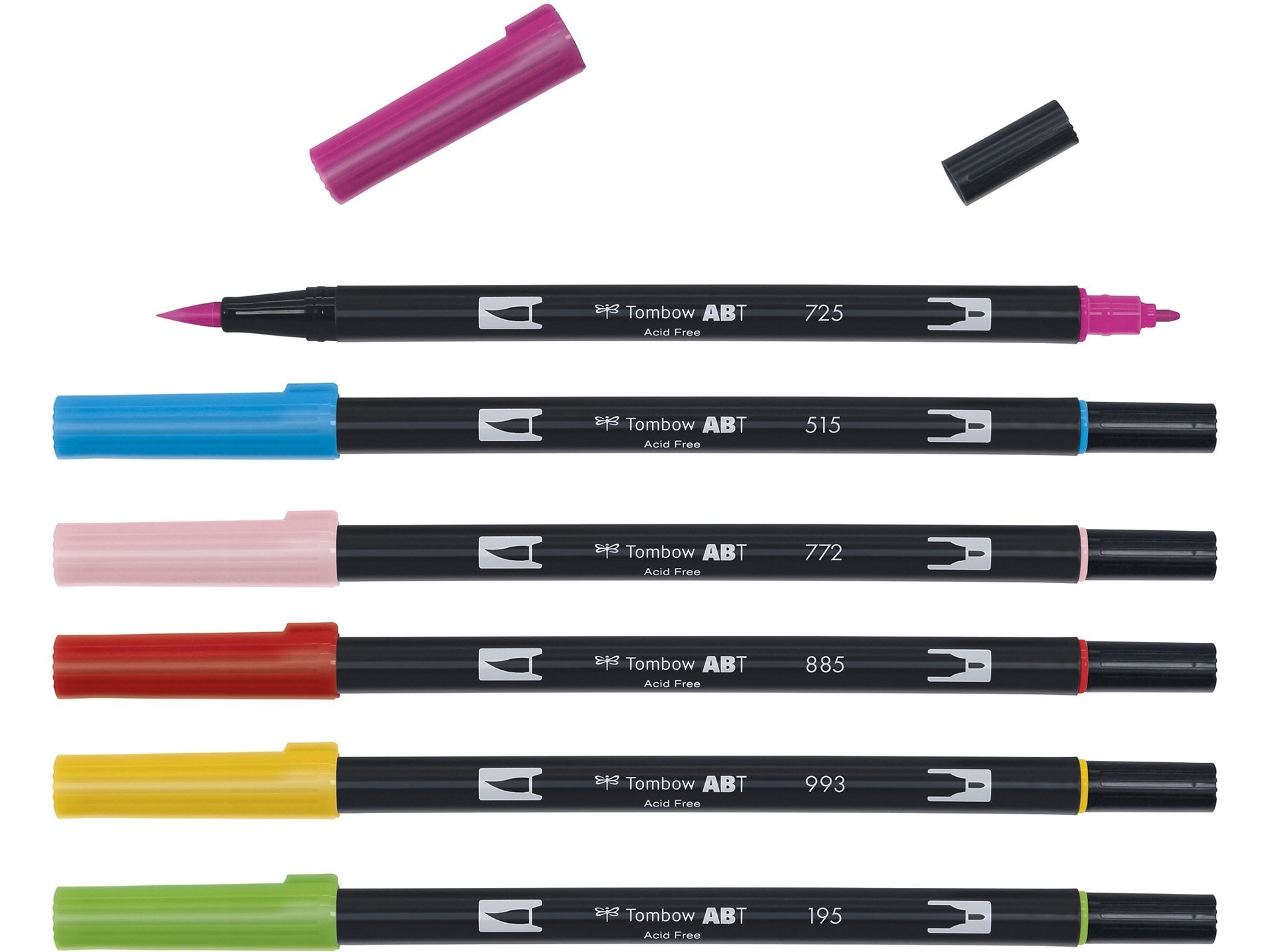 Tombow Dual Brush Pen ABT, 2 Spitzen: Pinsel/fein