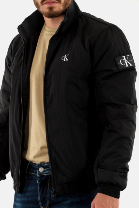 Blousons et vestes calvin klein jeans padded harrington beh black