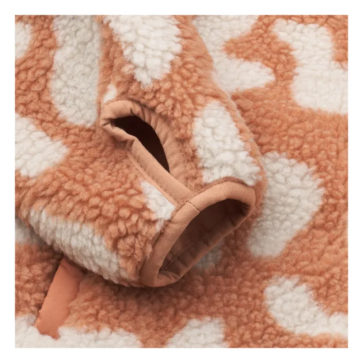 Liewood Veste Nolan Polaire Leopard | Rose pêche