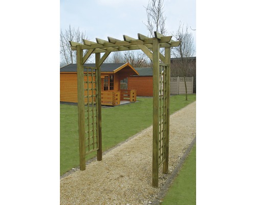 Pergola rozenboog rozentuin 165 x 80 x 215 cm drukgeïmpregneerd