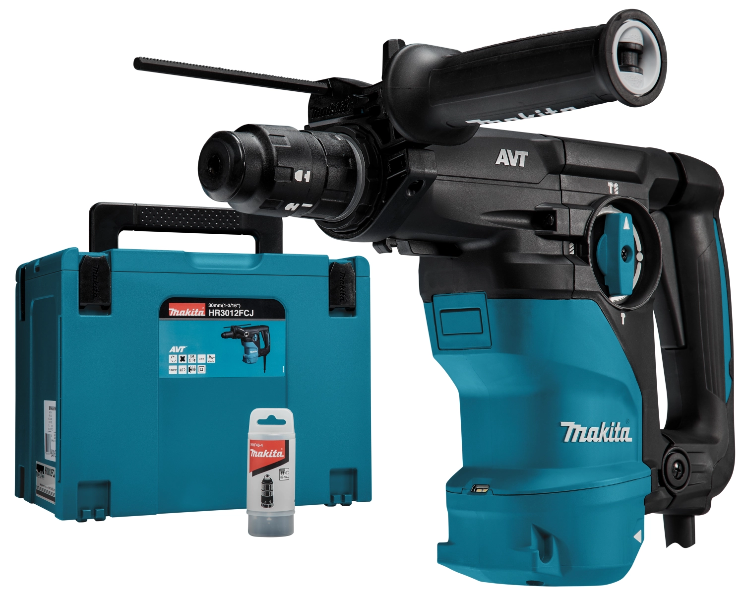 Makita HR3012FCJ 230V SDS-Plus combihamer in koffer - 3,9J - 1050W