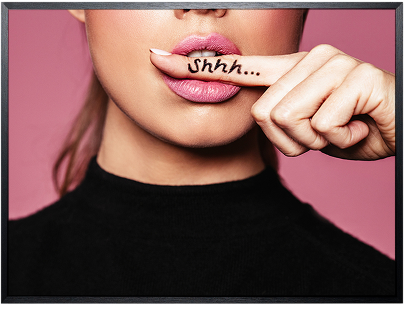 Art Print Shhh... ISB322