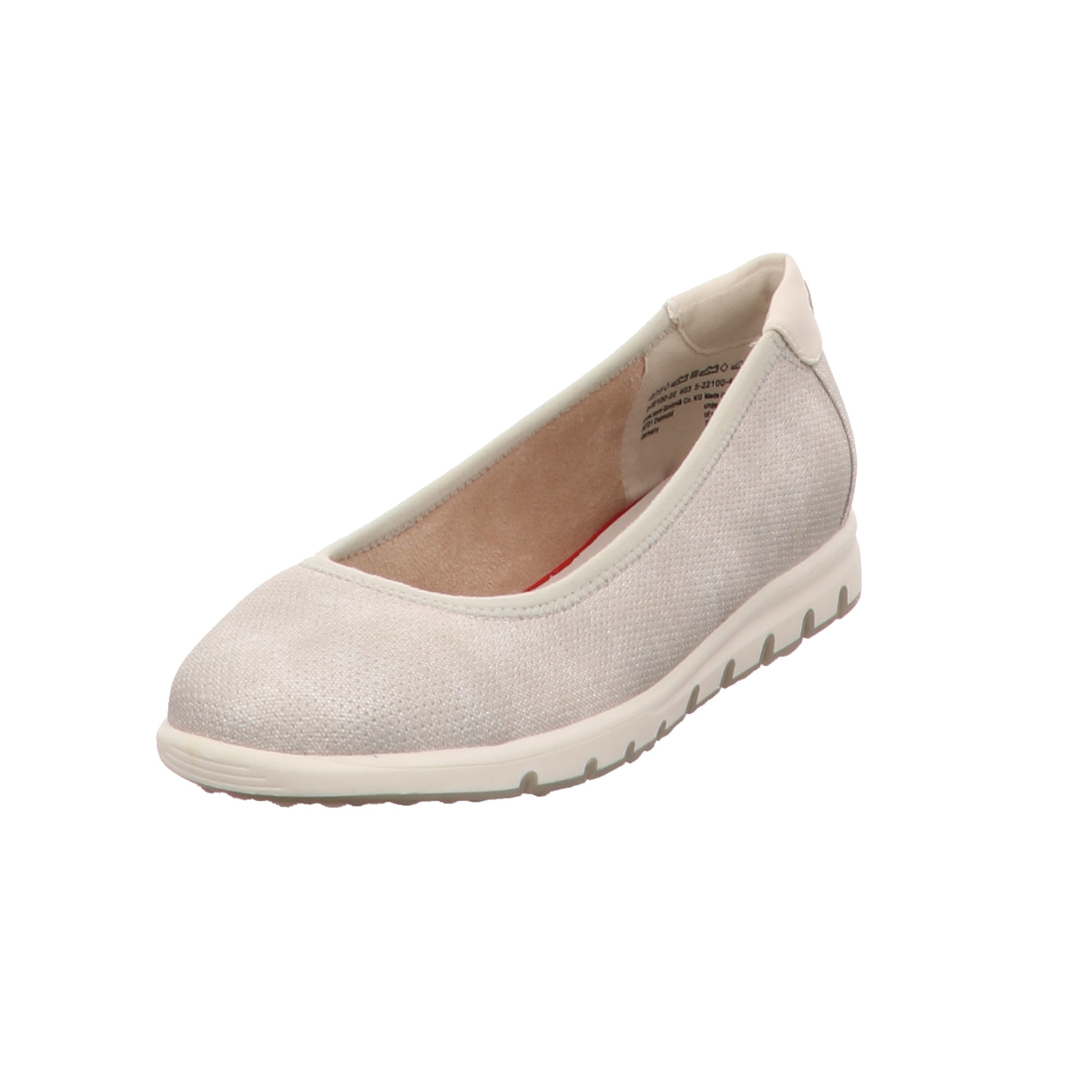 s.Oliver Ballerina elfenbein beige