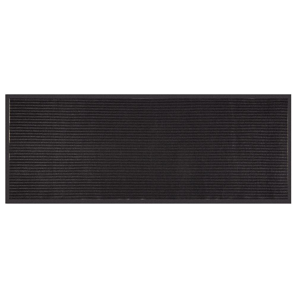 Tapis antipoussière antidérapant noir 160x60cm