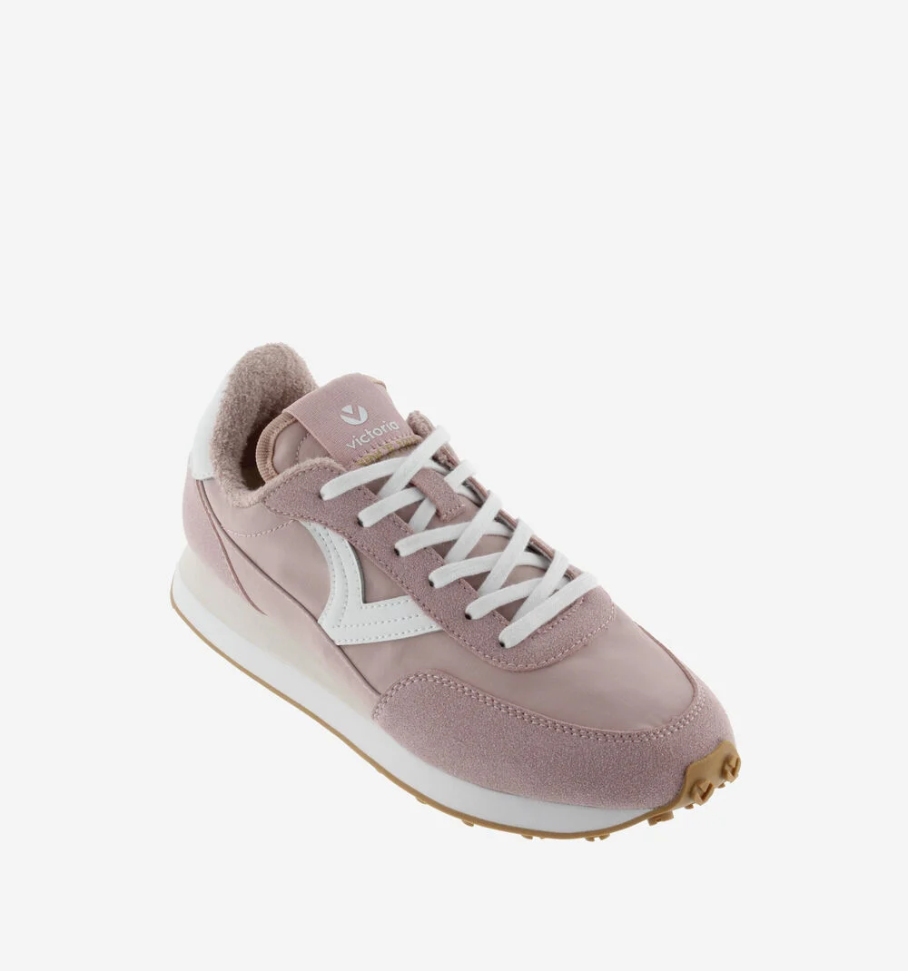 ASTRO NYLON MONOCHROME Baskets monochromes pour femme ROSA