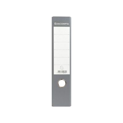 Exacompta - Classeur à levier - Dos 70 mm - A4 - pour 550 feuilles - gris marbré avec dos gris