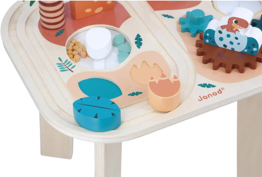 DINO - TABLE D'ACTIVITES DINO EN BOIS