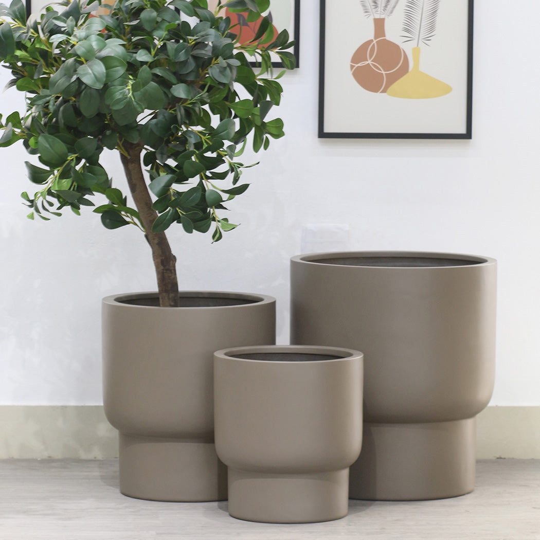 Vase The World Roskilde Bloempot Ã 45 cm - Taupe