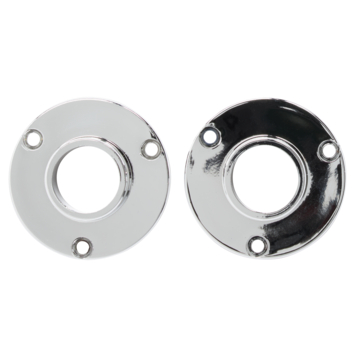 Intensions montagesteun in-de-dag 19mm chroom 2 stuks