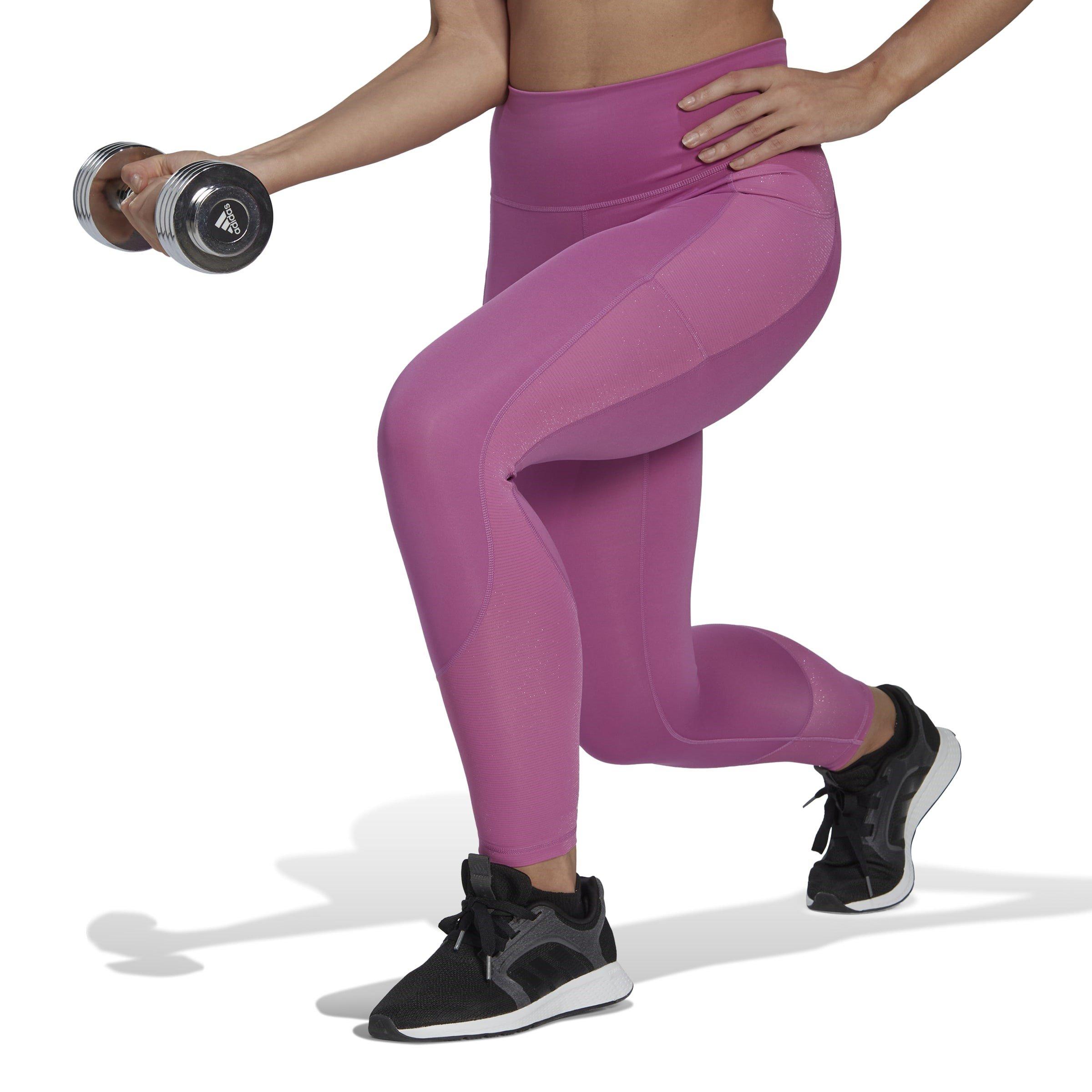 adidas Optime Training Shiny Full Length Leggings Womens Legging