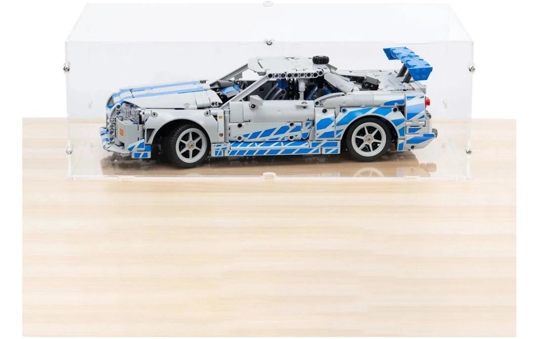 Acryl-Display 2 Fast 2 Furious Nissan Skyline GT-R R34 42210<br>Elegantes Acryl-Display für die LEGO Sammlung