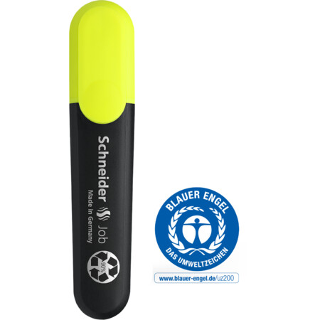 Schneider Job Textmarker - gelb - 1+5 mm