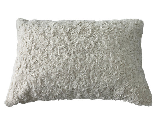 Coussin Marion fourrure Ornami L.60 x l.40 cm
