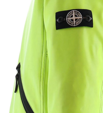 Stone Island Daunenjacke m. PU - Farbwechsel - Lemon/Navy