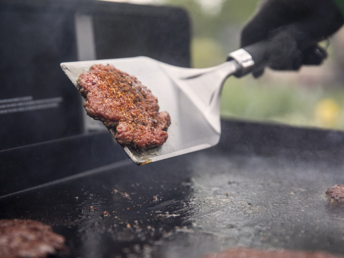 Weber Plancha smashed burgerset