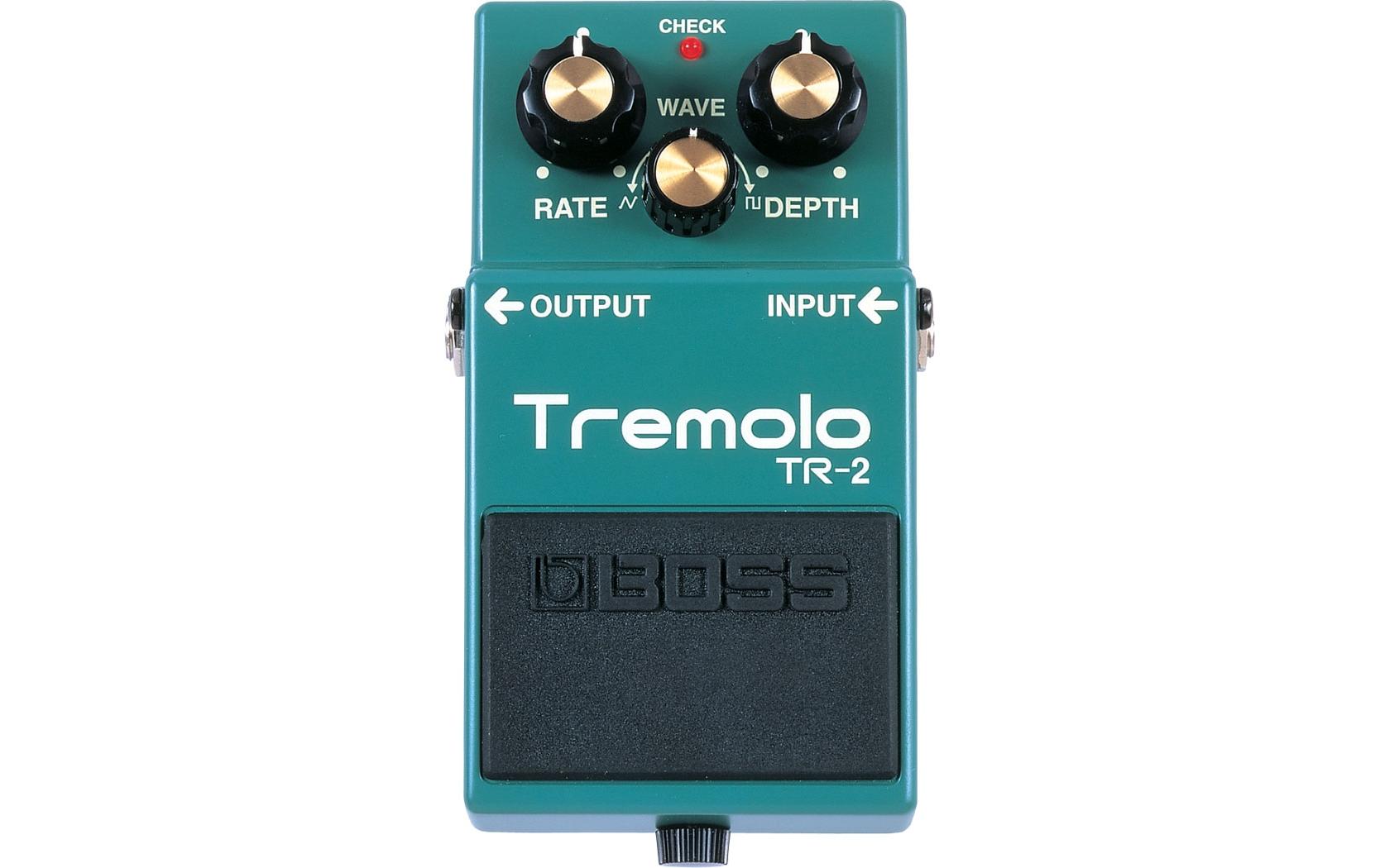Pedal TR-2<br>Tremolo-Effektpedal mit vielfältigen Modulationseffekten