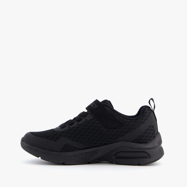 Skechers Microspec Max kinder sneakers zwart