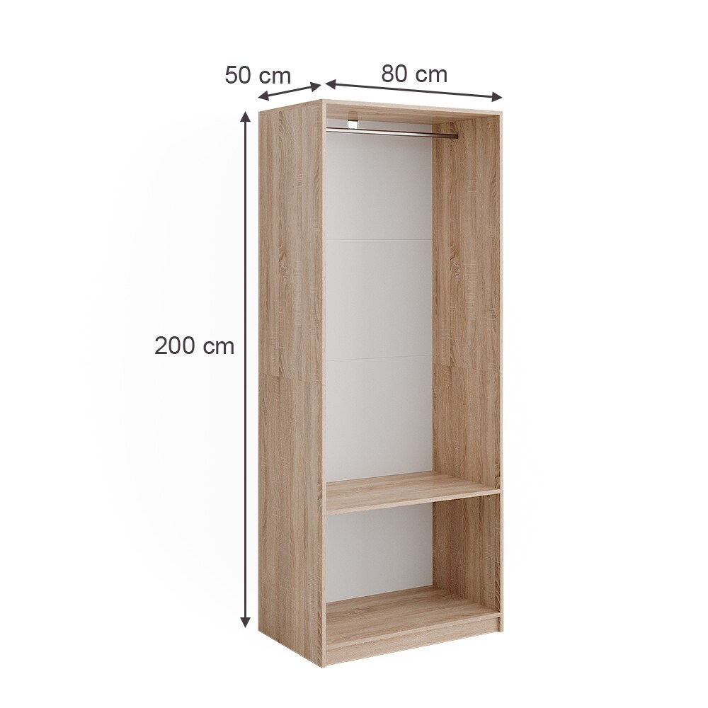 Vicco Kleiderschrank Elmo Sonoma 80 x 200 cm