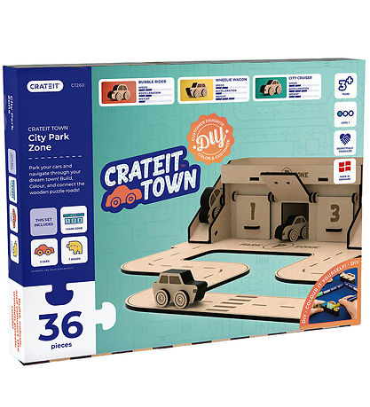 Crateit Kreas?t - Crateit Town - Tr? - Pakeringsomr?de - 36 Dele