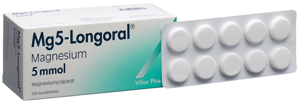 MG5-LONGORAL Kautabl 5 mmol Blist 100 Stk