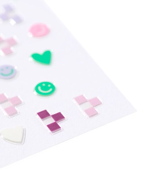 52 autocollants pour ongles carreaux