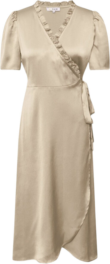 A-VIEW Peony 3/4 sleeve dress Sand
