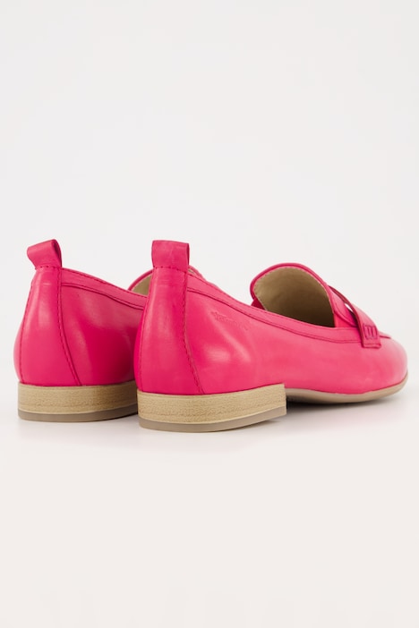 Tamaris Comfort Leder-Loafer, Wechselfußbett, Komfortweite