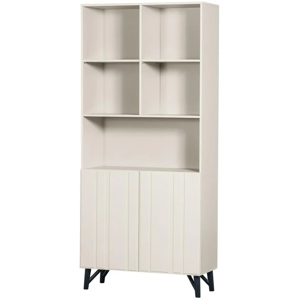 WOOOD Miller 2-Deurs Opbergkast - Grenen - Dust - 200x90x37